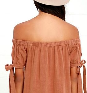 Lulu's off the shoulder dress